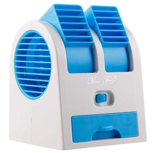 Mini USB Air Cooler Fan with Ice & Fragrance Option | Portable Personal Cooling Fan for Car, Office & Home |  Color may vary