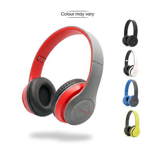 Foldable Wireless Bluetooth Headphones with Built-In Microphone | Stereo Sound